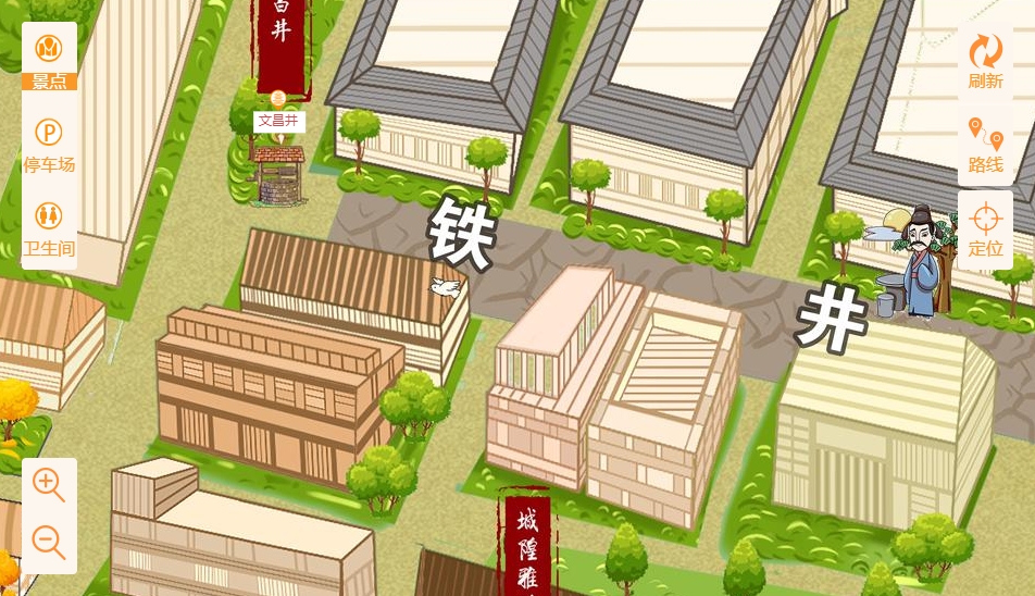 三原智慧景区：手绘地图与语音导览的完美融合